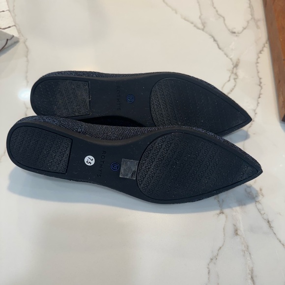 Rothy’s The Point Flat Blue Night Metallic 7.5 Retired - Picture 14 of 14